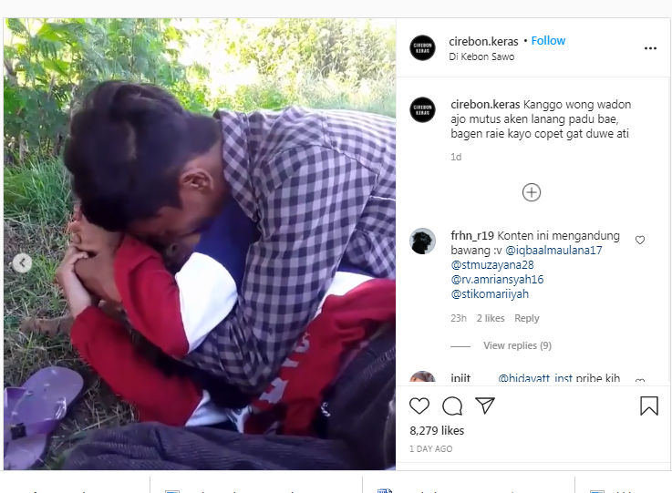 Viral Sepasang Kekasih Bertengkar, Pakai Bahasa Cirebon