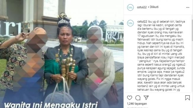 Viral, Seorang Wanita Mengaku Istri Presiden Soekarno yang Masih Hidup