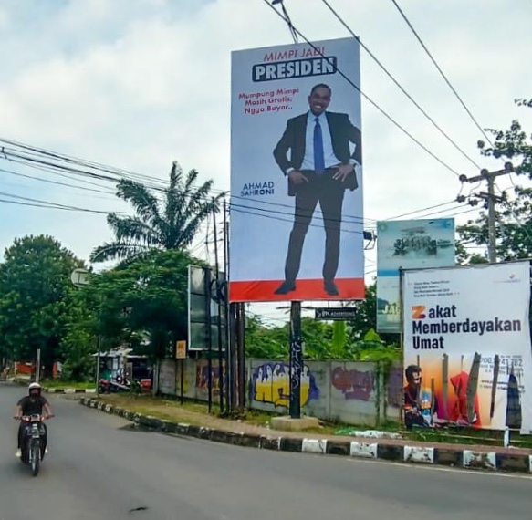 Ahmad Sahroni Pasang Baliho Mimpi Jadi Presiden di Cirebon, Begini Penjelasannya