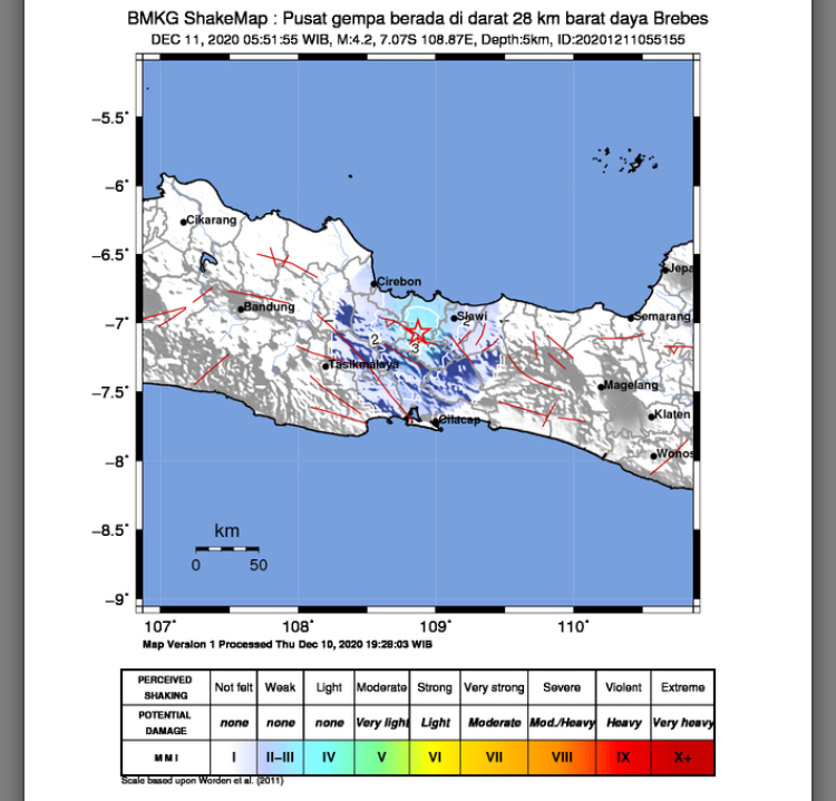 Habis Subuh Cirebon Digoyang Gempa Tektonik Dangkal