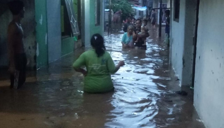 Banjir Kembali Terjang Lemahabang, Imbas Luapan Sungai Singaraja