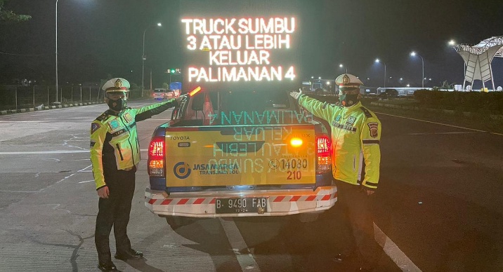 Arus Balik Libur Natal, Kendaraan Besar Dialihkan dari Tol ke Jalur Arteri Pantura