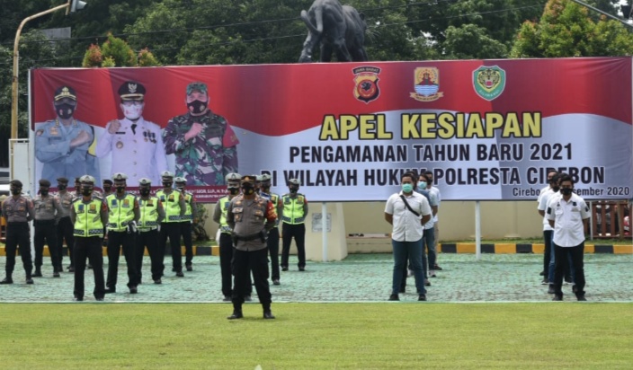 Pengamanan Malam Pergantian Tahun, Personel Gabungan di Kabupaten Cirebon Disiagakan