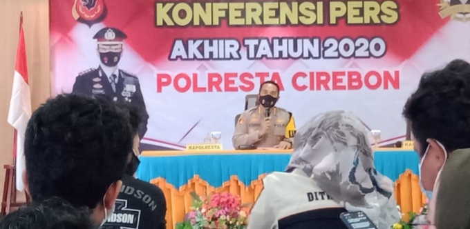 Kalaedsokop 2020: Angka Kejahatan di Wilayah Hukum Polresta Cirebon Capai 581 Kasus