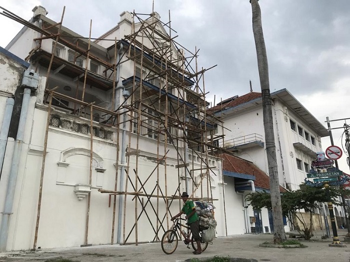 Hore! Kota Tua Bakal Tambah Cantik, Gedung BAT Dicat Pemilik