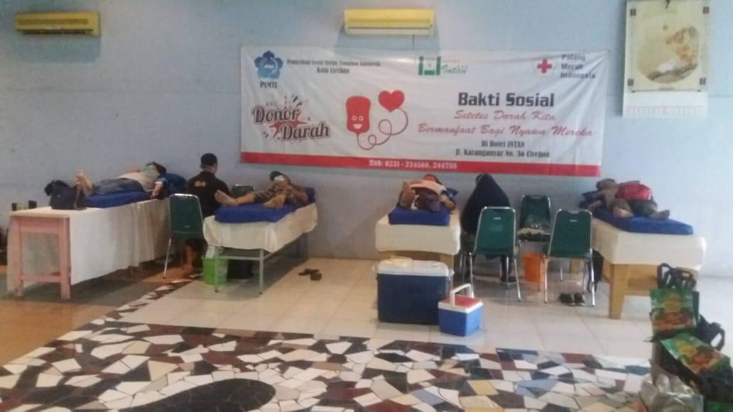 Lagi, PSMTI Cirebon Gelar Donor Darah