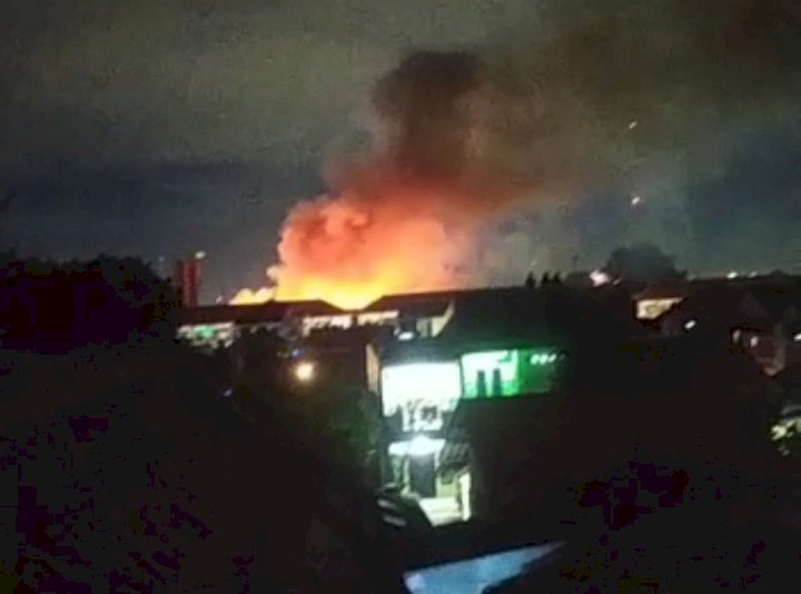 Asrama Mako Brimob Kelapa Dua Terbakar Hebat, Titik Api Dekat Area Gegana