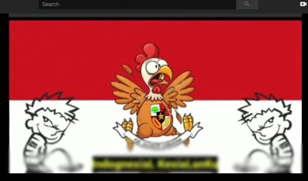 Terlaknat! Lagu Indonesia Raya Diparodikan, Garuda Diganti Ayam
