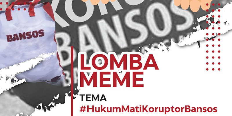 Gde Bikin Lomba Meme #HukumMatiKoruptorBansos, Dukung KPK