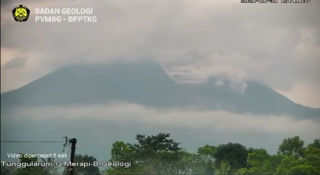 Letusan Gunung Merapi Hari Ini, Lihat Videonya di Sini