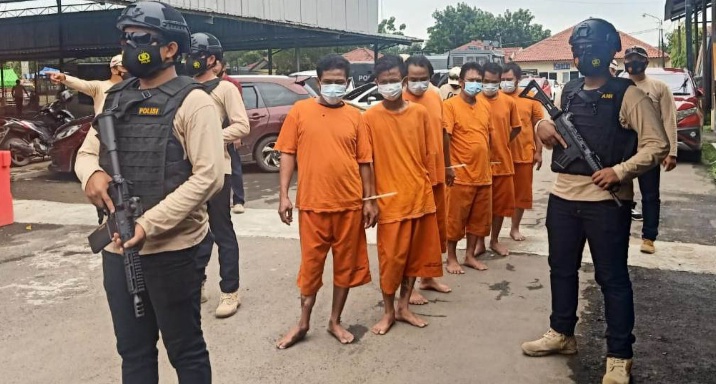 Enam Pengedar Sabu di Indramayu Diringkus