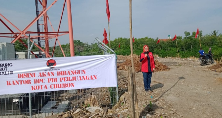 DPC PDI Perjuangan Kota Cirebon Mulai Bangun Kantor Baru