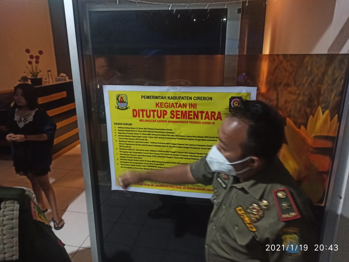 Selama PPKM, Satpol PP Kabupaten Cirebon Kumpulkan Rp7,4 Juta Hasil Denda