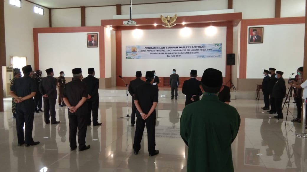 Empat Pejabat Pemkab Cirebon Hasil Open Bidding Akhirnya Dilantik, Ini Daftarnya