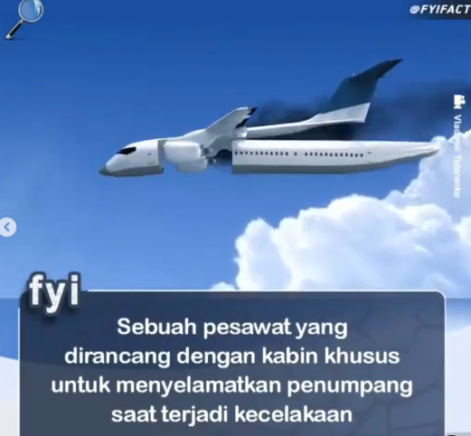 Ridwan Kamil Unggah Video Rancangan Vladimir Tatarenko untuk Penyelamatan Penumpang saat Kecelakaan Pesawat