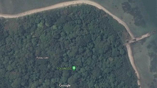 Selain SOS Juga Ada Tanda Tolong di Pulau Laki, Begini Respons Google