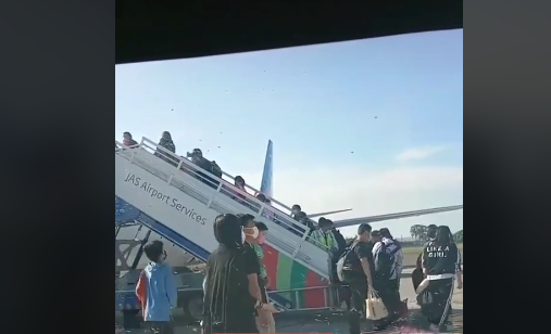 Deretan Rekaman Video Pramugari dan Penumpang Sriwijaya Air SJ 182 sebelum Terbang