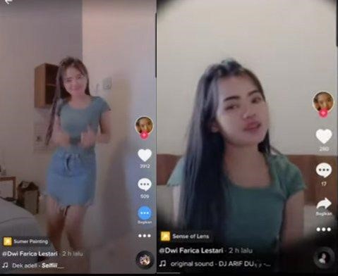 Heboh, Video Tiktok Dwi Farica Lestari Sebelum Tewas