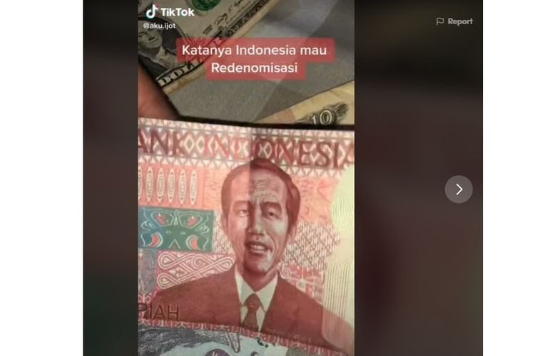 Uang Redenominasi Rp100 Bergambar Jokowi, Setuju Nggak Sob?