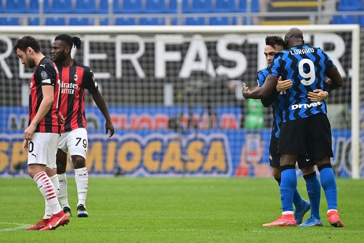 Hasil Laga AC Milan vs Inter Milan: 0-3
