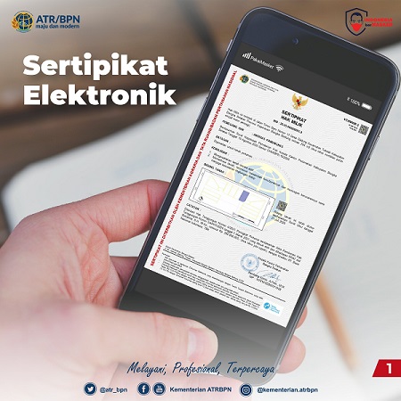 Sertifikat Tanah Analog Diganti Elektronik, Begini Penjelasannya