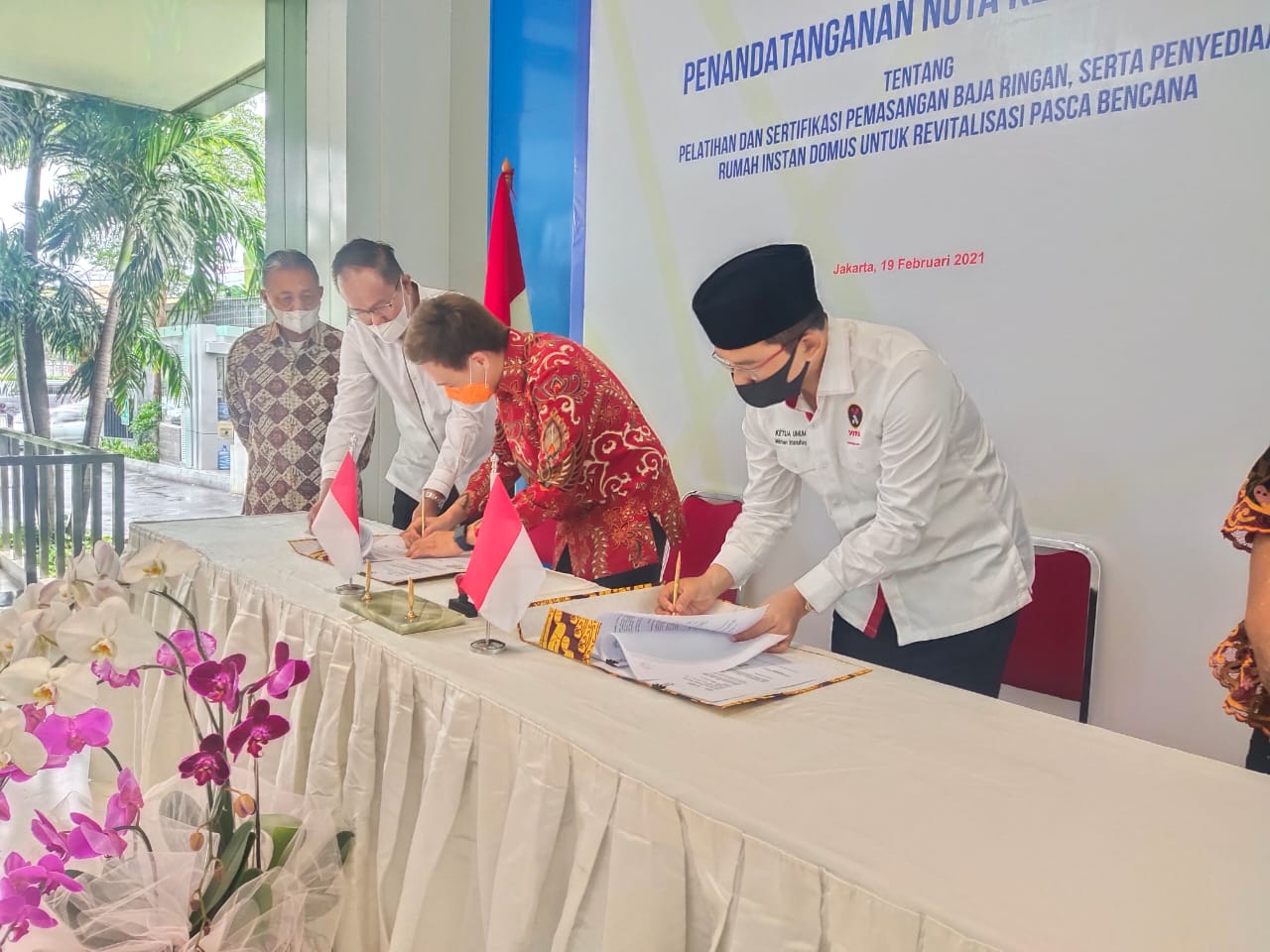 MoU dengan Tatalogam Group, KITA Siap Bangun Rumah Instan Permanen