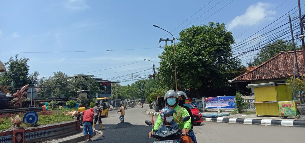 Jadi Tuan Rumah Pra Porda Jabar, Jalan Protokol Indramayu Bebenah