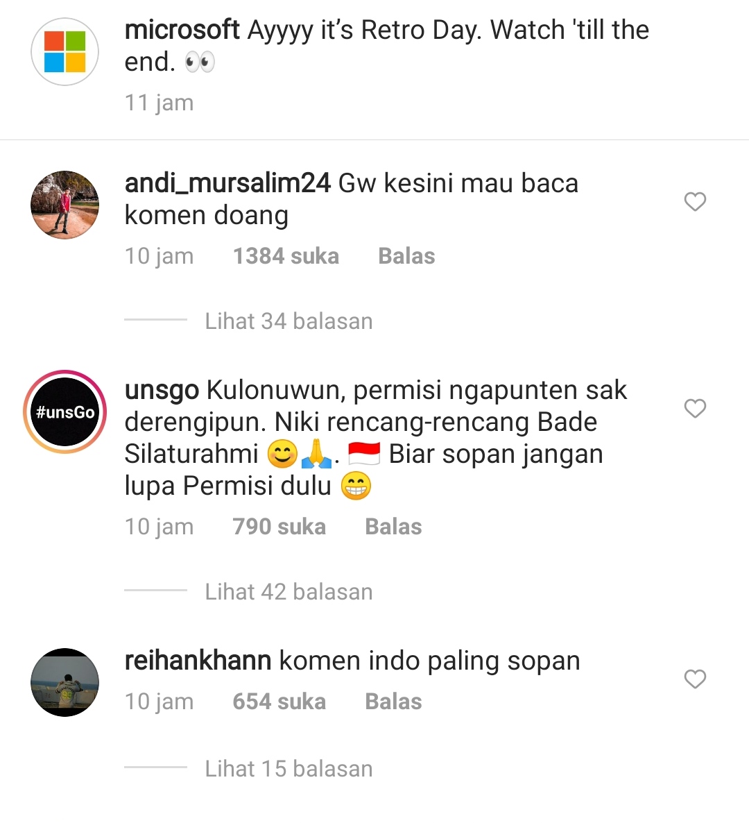 Sebut Netizen Indonesia Paling Tidak Sopan, Instagram Microsoft Digeruduk, Sampai Tutup Komentar