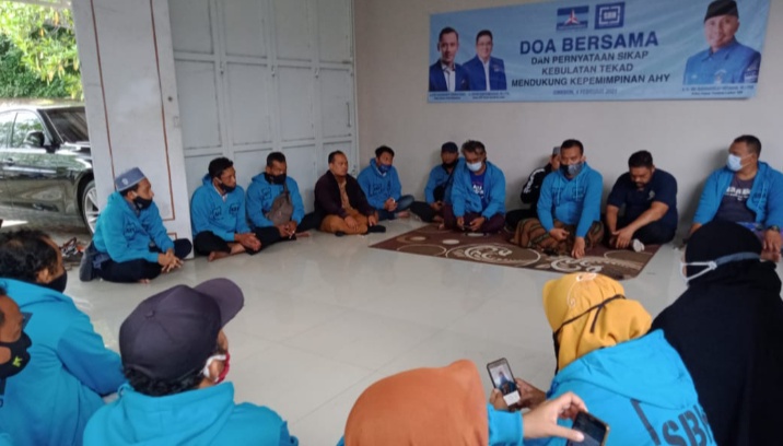 Syukuran Partai Demokrat Gagal “Dikudeta”, Kader dan Simpatisan di Cirebon Gelar Doa Bersama
