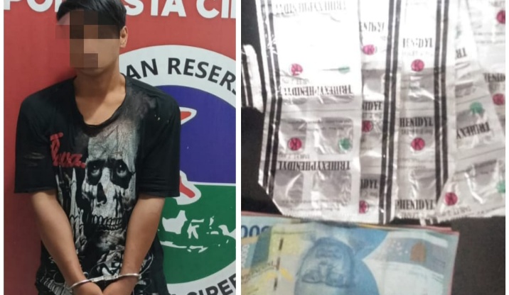 Satrekoba Polresta Cirebon Tangkap Pengedar Obat Sediaan Farmasi tanpa Izin Edar di Greged