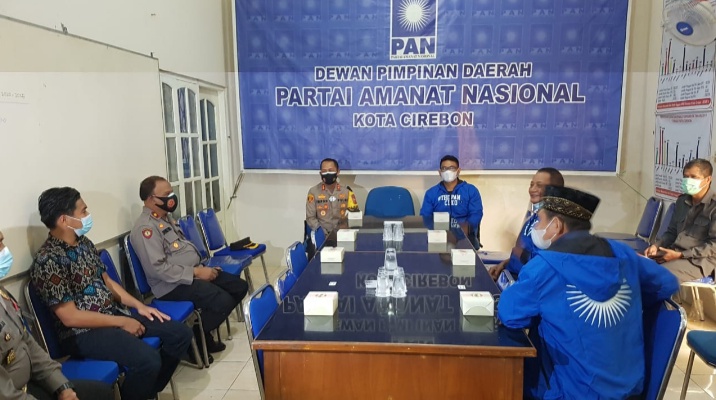 Kini Giliran DPD PAN Kota Cirebon Dikunjungi Kapolres Ciko