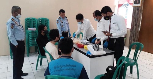 Petugas Gagalkan Penyelundupan Sabu-sabu di Lapas Sukabumi
