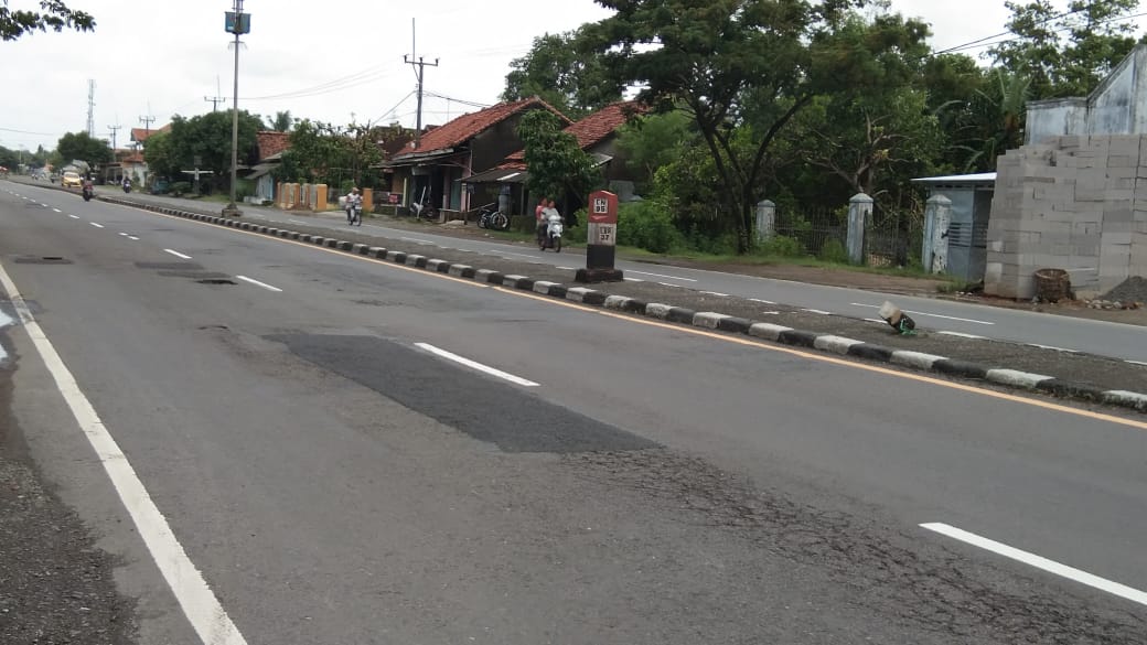 Efek Banjir, Lalu Lintas di Jalur Pantura Patrol-Pamanukan Sepi