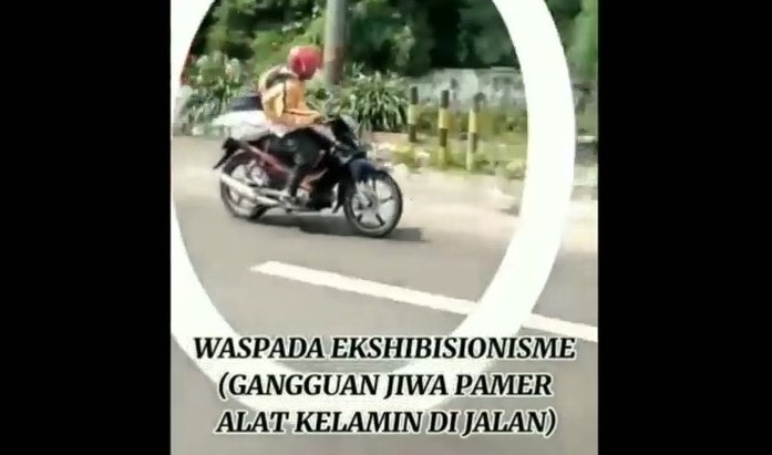 Waspada! Ada Teror Pemotor Pamer Alat Kelamin