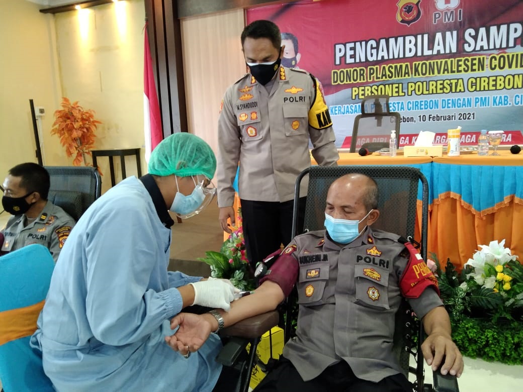 Polisi Donor Plasma Konvalesen