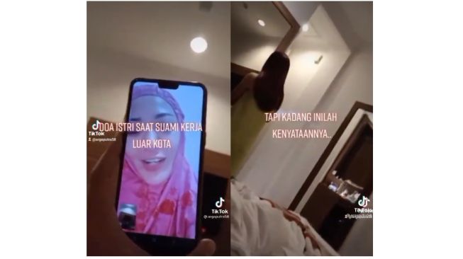 Laknat! Suami Pamer Video Call Istri saat Selingkuh di Hotel