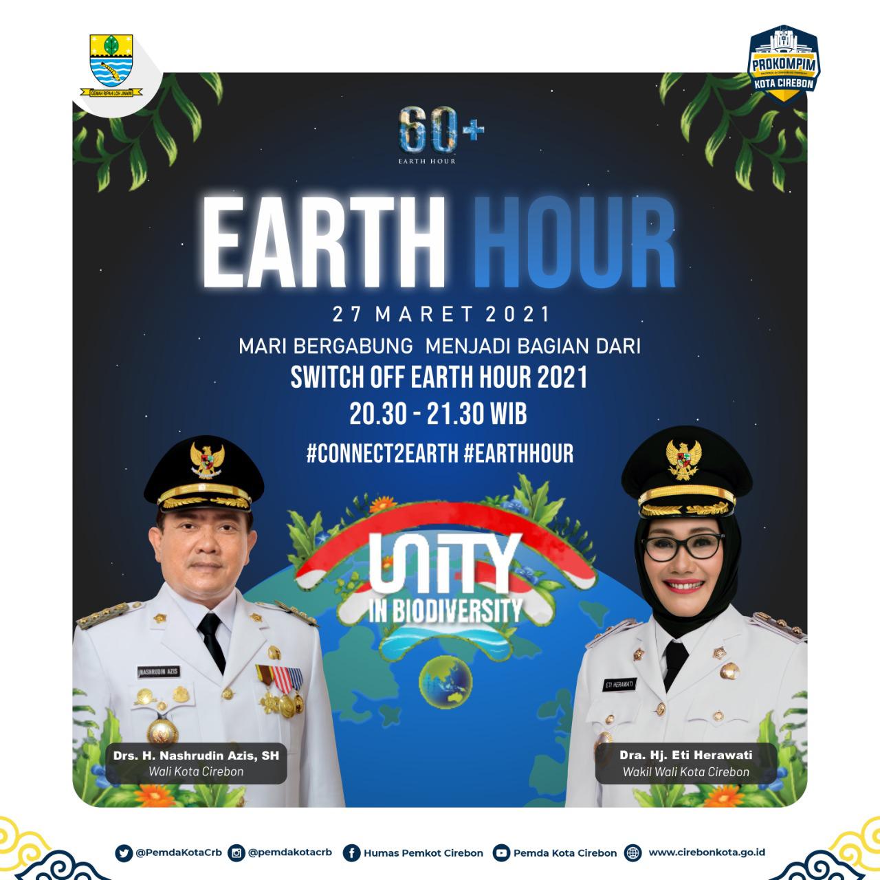 Earth Hour, Pemkot Cirebon Ajak Warga Padamkan Lampu Satu Jam Malam Ini