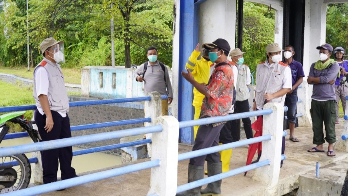 BBWS Cimancis Tinjau Bendungan Ambit dan Cengkuang yang Sering Meluap