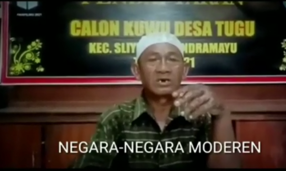 Bawa-bawa Kamboja, Sambutan Calon Kuwu Indramayu Ini Susah Dimengerti, Ada yang Paham?