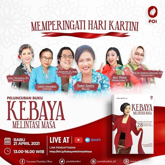 Peringati Hari Kartini, Buku “Kebaya Melintasi Masa” Diluncurkan