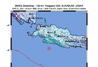 Gempa Magnitudo 5,6 Guncang Sukabumi, Getarannya Terasa Hingga Jakarta