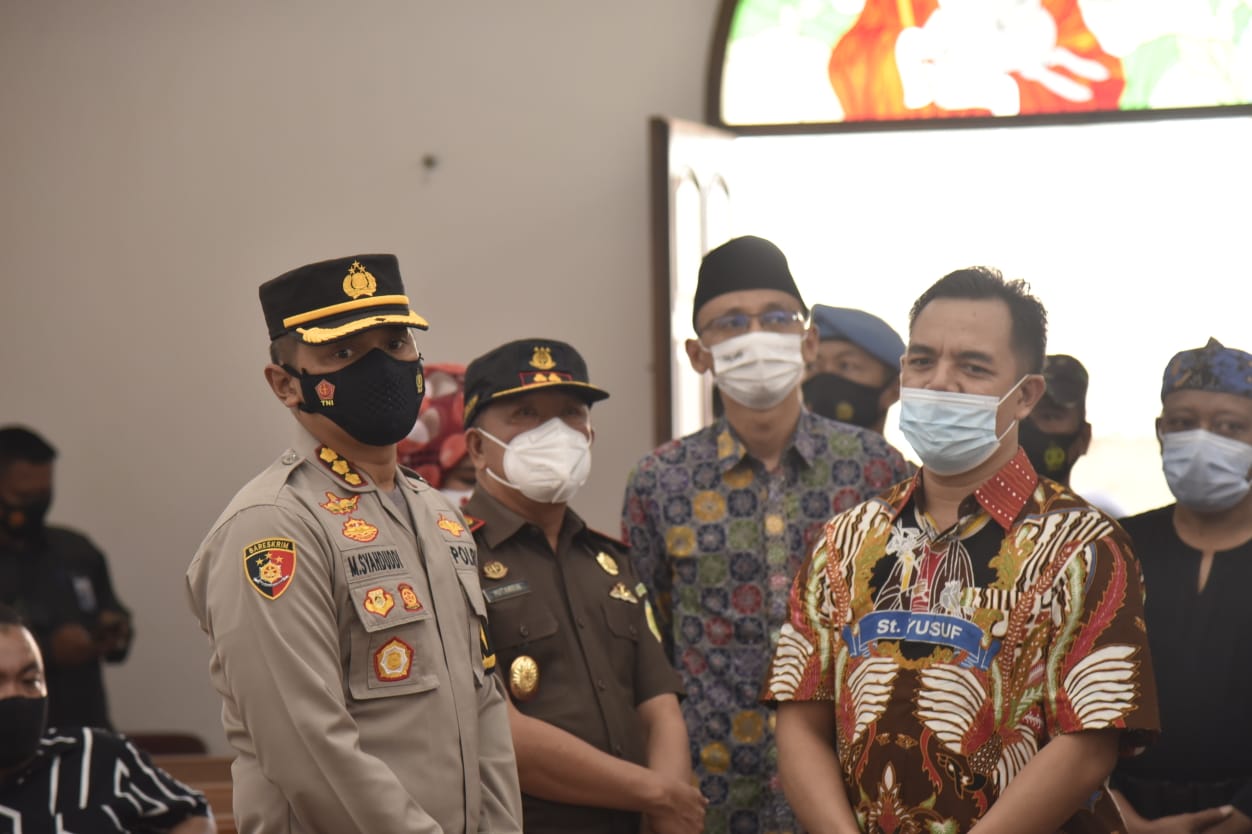 Pelaksanaan Jumat Agung di Kabupaten Cirebon Berjalan Kondusif