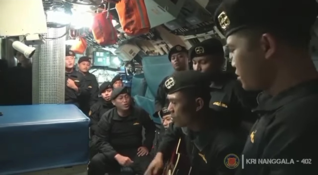 Mengharukan, Video Awak KRI Nanggala Nyanyikan Lagu Sampai Jumpa