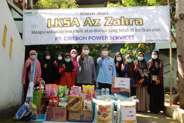 PLTU Cirebon Tebar Donasi di Berbagai Panti Asuhan