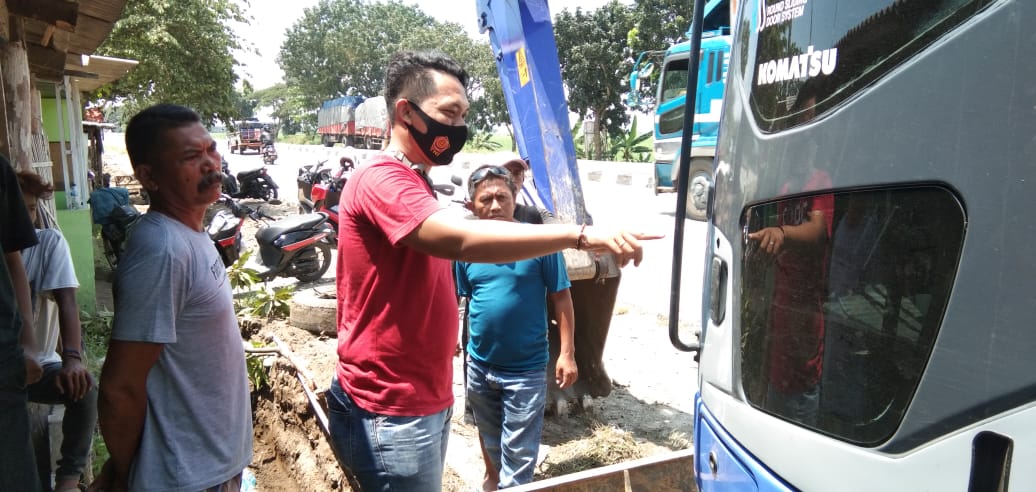 Mesin Eskavator Proyek Drainase Pantura Patrol Hilang Dicuri