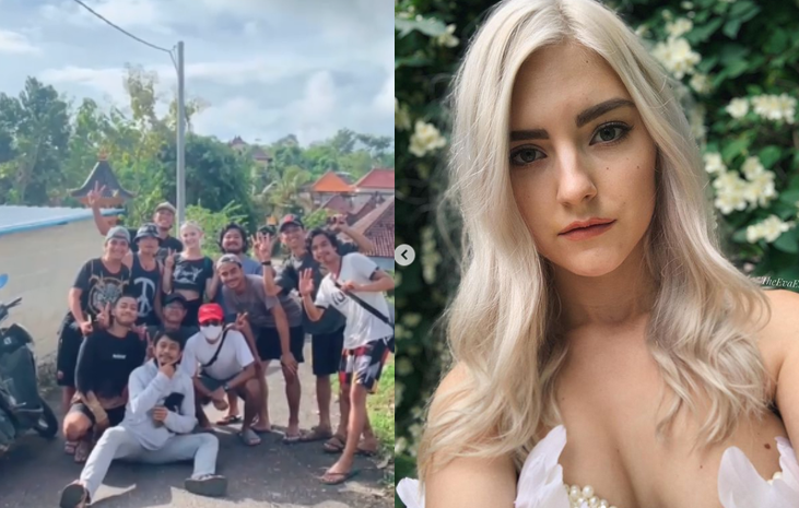 Bintang Film Dewasa Liburan di Bali, Diserbu Warga Foto Bersama
