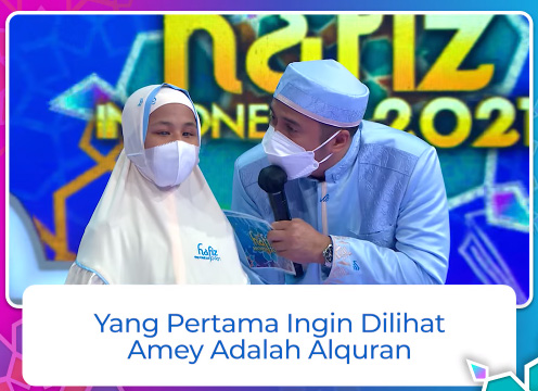 Memiliki Keterbatasan, Amey Gadis Cilik Asal Cirebon Hafal Alquran dan Masuk Hafiz Indonesia, Membanggakan