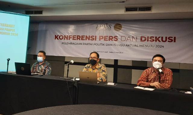 Survei LP3ES: PDIP di Peringkat Pertama, Demokrat Kedua