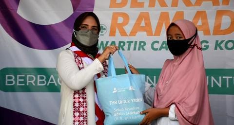 Kemilau Berkah Ramadan, Kwarcab Kota Cirebon Berbagi dengan Anak Yatim Piatu