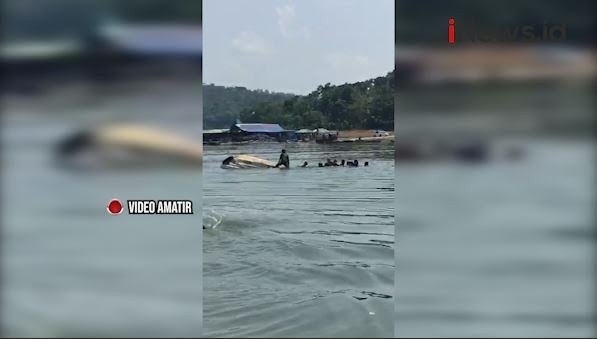 Diduga Ramai-ramai Selfie, Perahu Wisata Tak Seimbang hingga Terbalik di Kedung Ombo, 9 Penumpang Masih Hilang